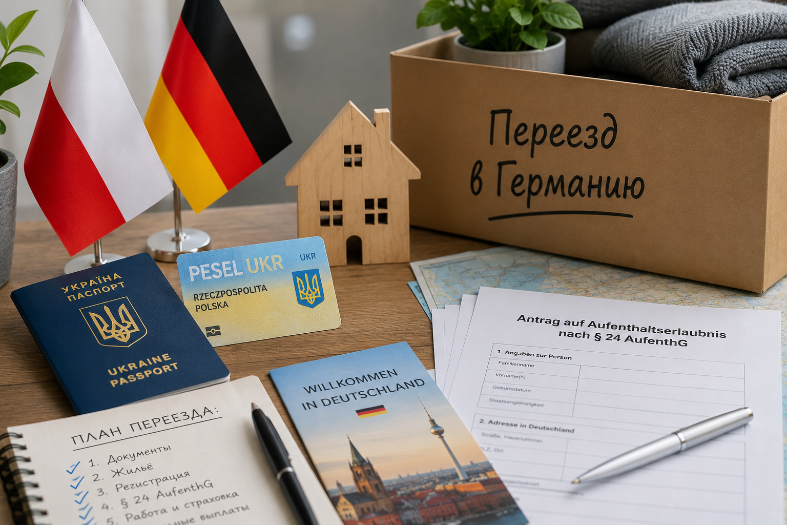 Переезд из Польши в Германию с PESEL UKR: пошаговая инструкция