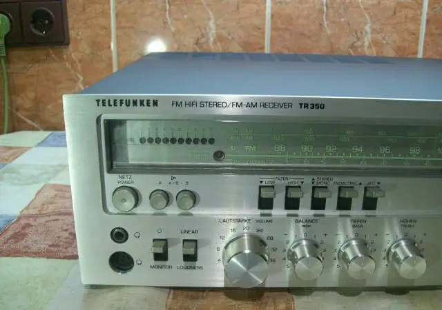 Винтажный ресивер telefunken tr-350