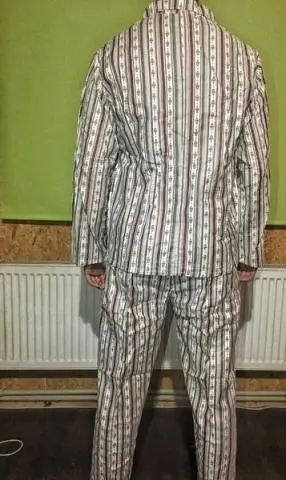 Pyjamas gospetalnaya udssr 100% baumwolle