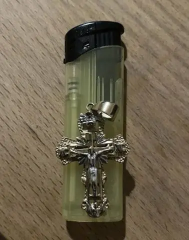 Gold kette und kreuz