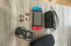 Nintendo switch mit 4 spielen