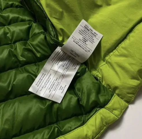 Arcteryx thorium ar green