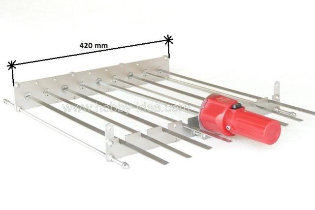 Pizza spießantrieb, bbq, spieße, spießdreher, schaschlik grill, spiessaufsatz