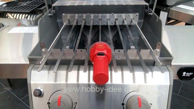 Pizza spießantrieb, bbq, spieße, spießdreher, schaschlik grill, spiessaufsatz