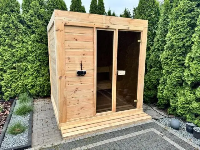 Gartensauna zum aktionspreis – nur 1. 599 € inkl. Ofen und lieferung - 1