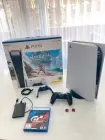 Игровая приставка playstation 5 с двумя джойстиками