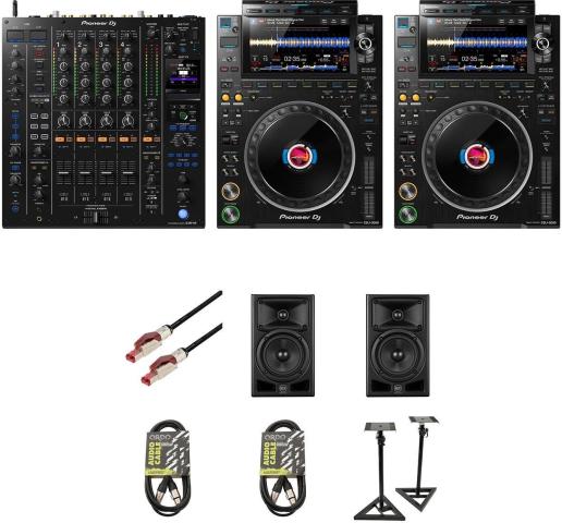 Pioneer dj cdj 3000 multi with djm a9