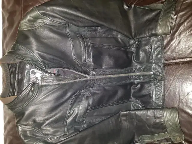 Herren Echt Lederjacke Gr.54