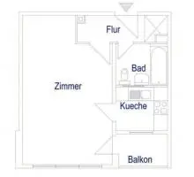 Квартира в Berlin - Spandau  € 97.000. 37 м². Количество комнат 1