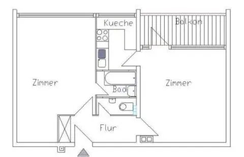 Квартира в Berlin-Wilmersdorf   € 176.301.   62 м².  Количество комнат 2